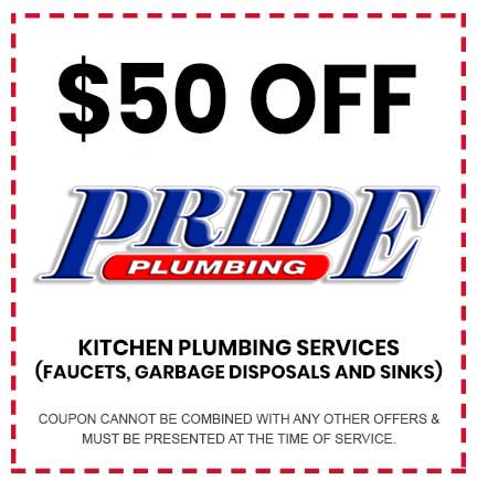 Kitchen plumbing services coupon