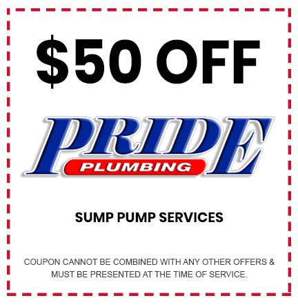 Sump pump services coupon
