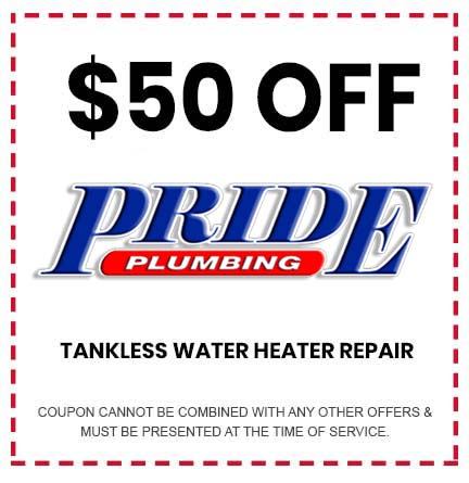Tankless water heater repair coupon
